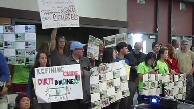 Both sides clash over Chevron Refinery plans